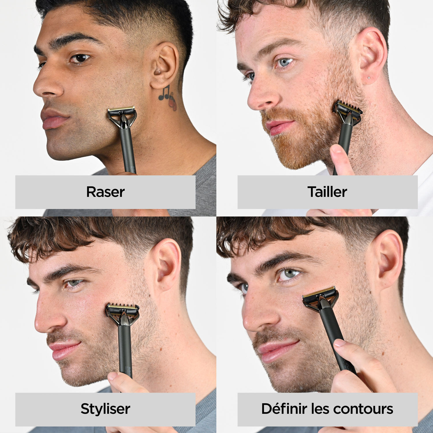 Rasage sur peau humide et s&egrave;che